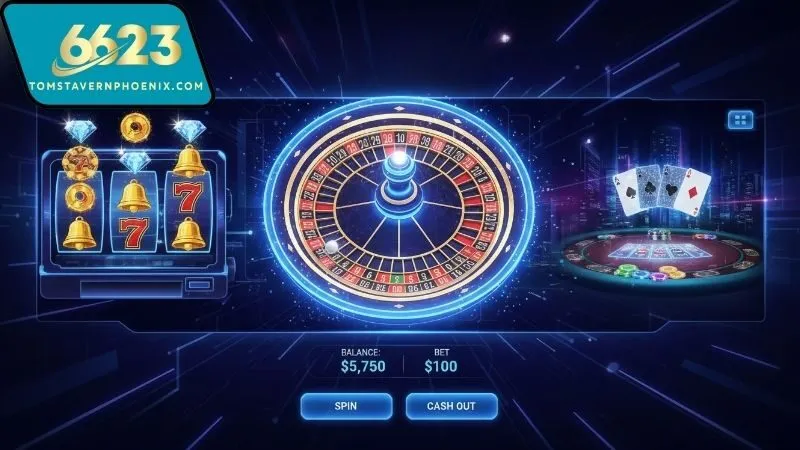 Casino 6623 – Sảnh live hấp dẫn bậc nhất hiện nay 1 Casino 6623 quy tụ trò chơi đẳng cấp